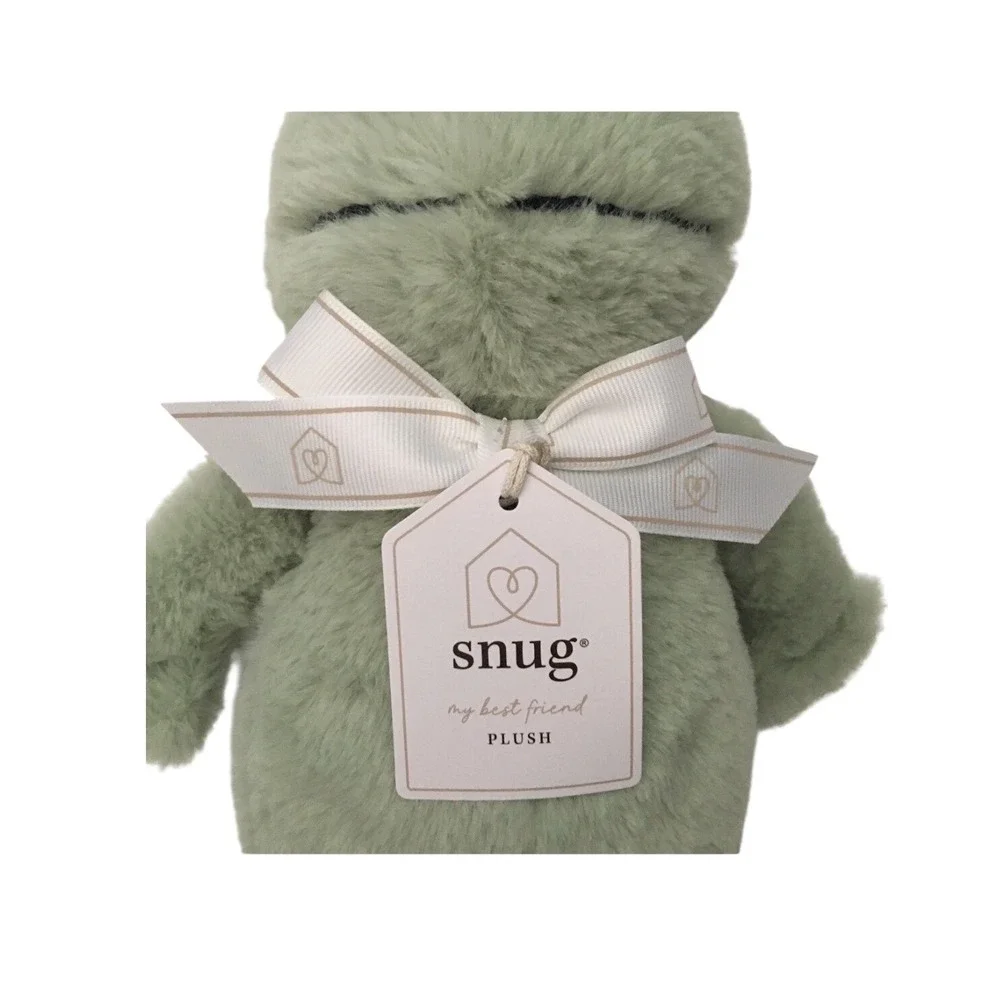 Snug My Best Friend Baby Toddler Plush Frog‎ Sage Green Stuffed Animal Toy NWT